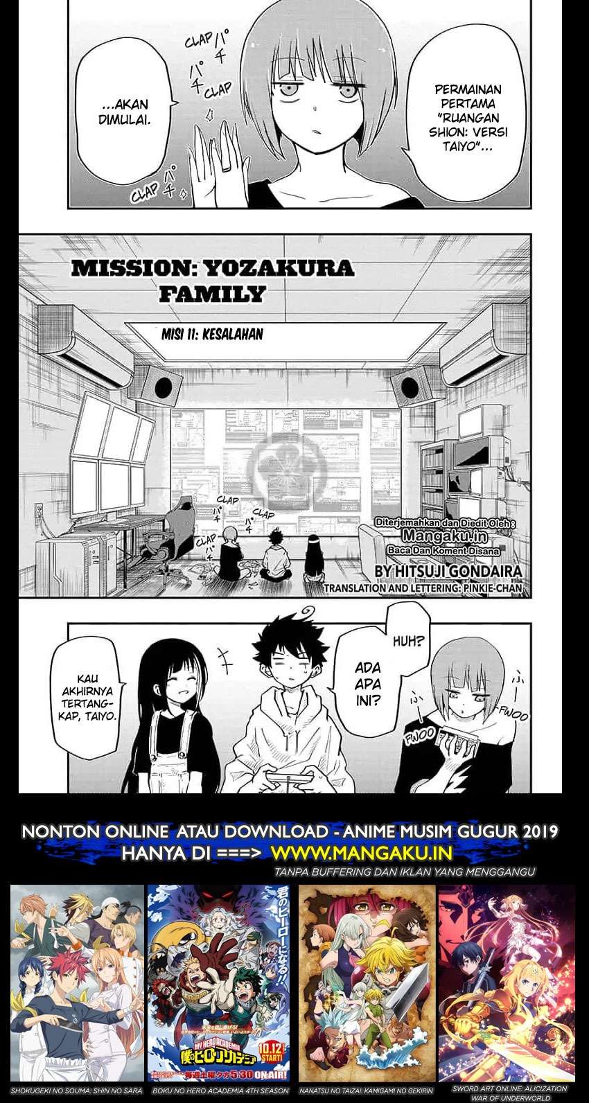 Baca  Mission: Yozakura Family Chapter 11 Gambar 2