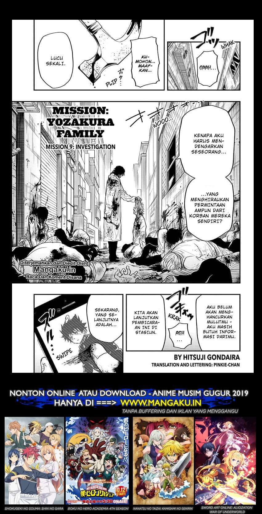 Baca  Mission: Yozakura Family Chapter 09 Gambar 2