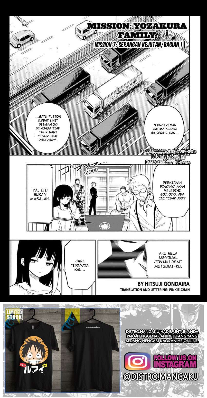Baca  Mission: Yozakura Family Chapter 07 Gambar 2