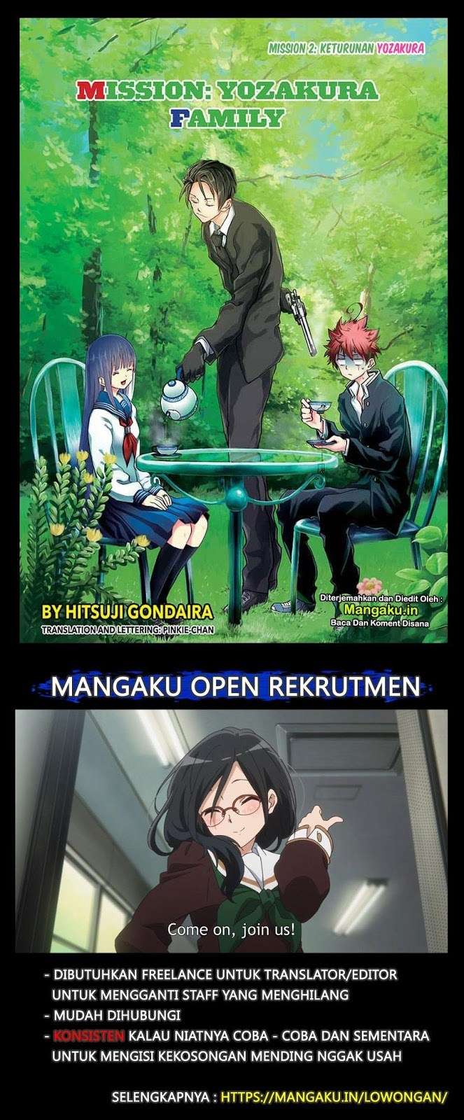 Baca  Mission: Yozakura Family Chapter 02 Gambar 2