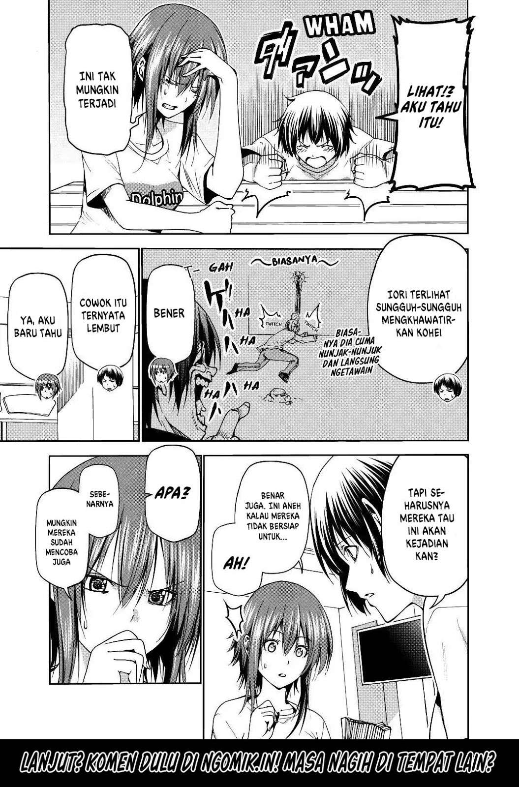 Grand Blue Chapter 55 Gambar 14