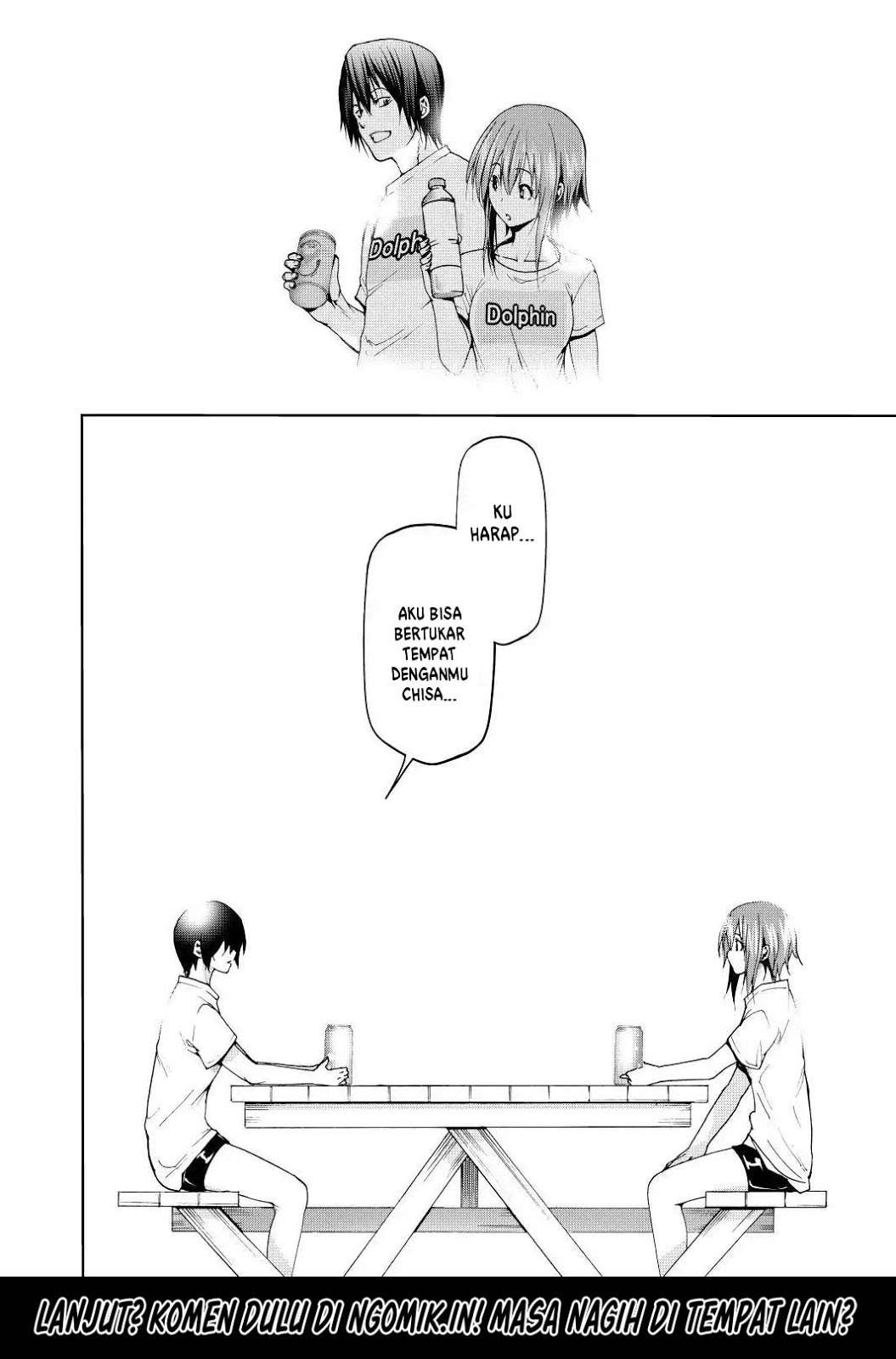 Grand Blue Chapter 55 Gambar 35