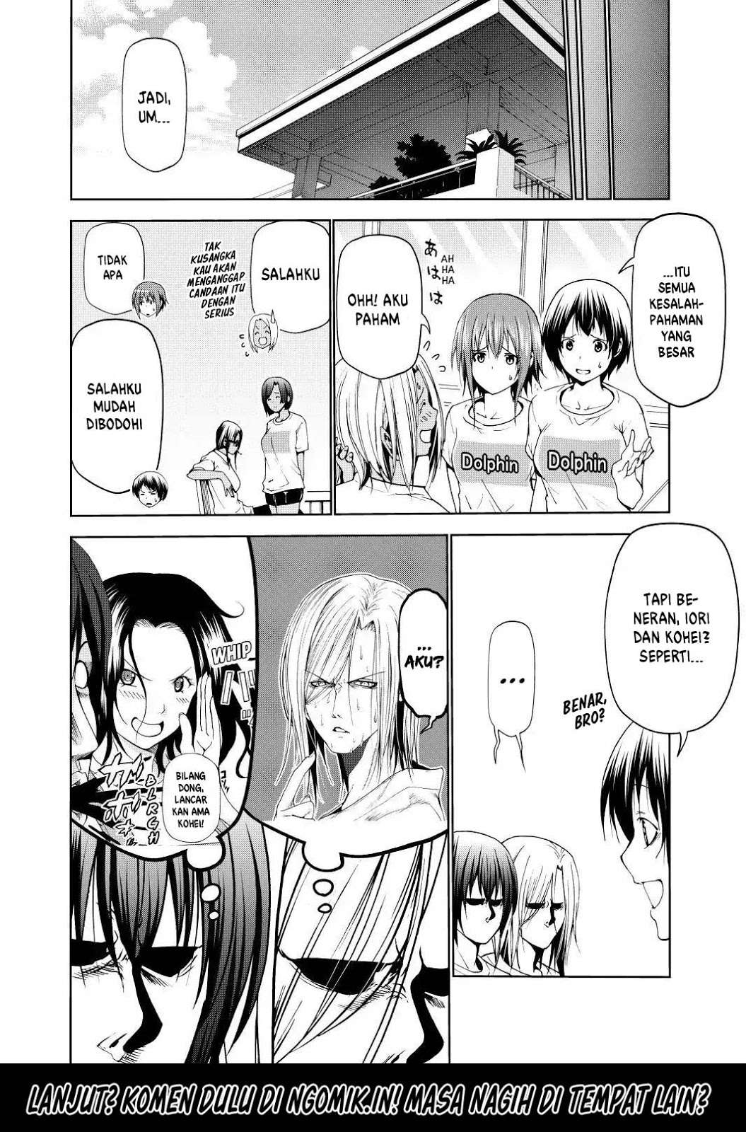 Grand Blue Chapter 55 Gambar 41