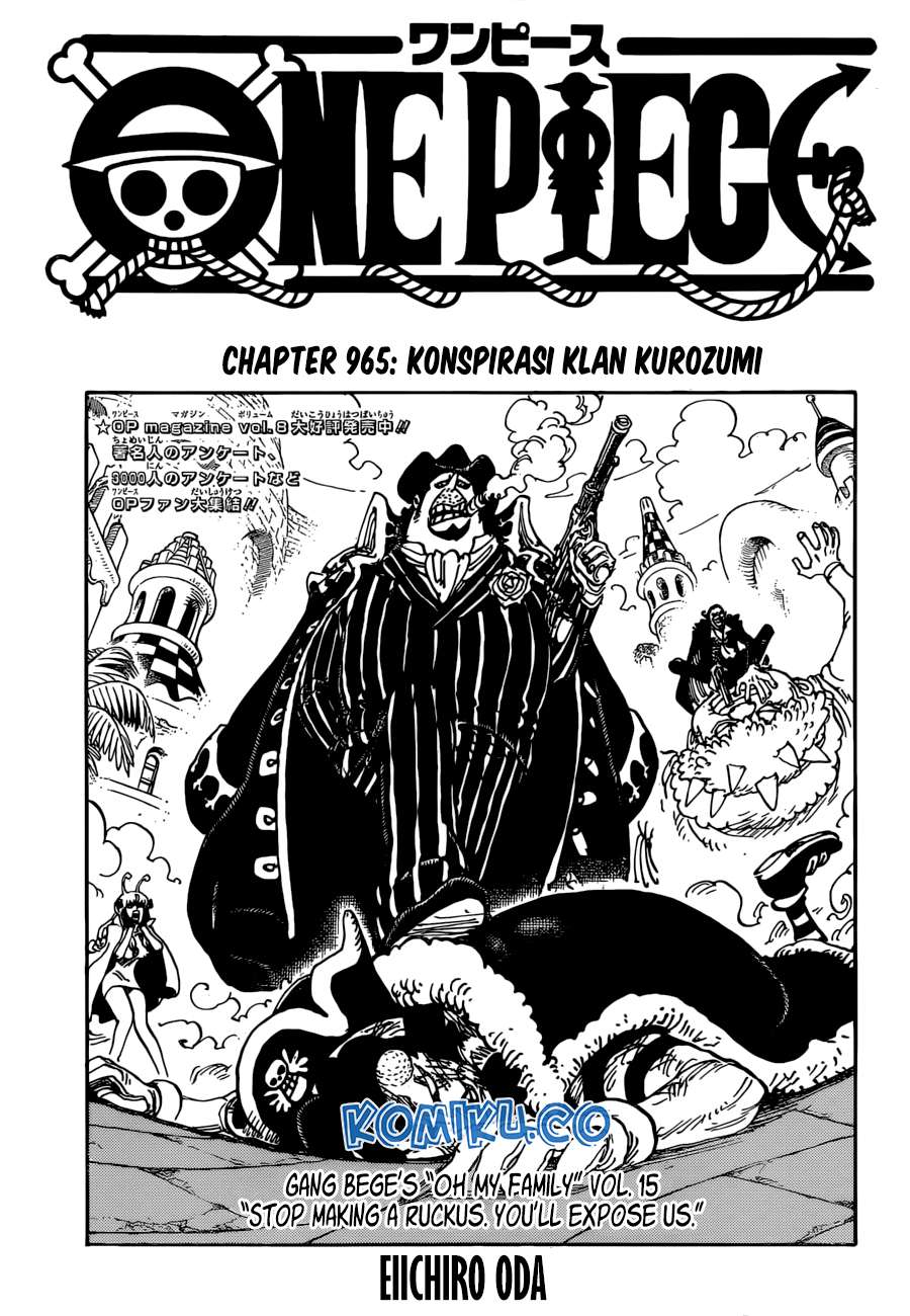 Baca Manga One Piece Chapter 965 Gambar 2