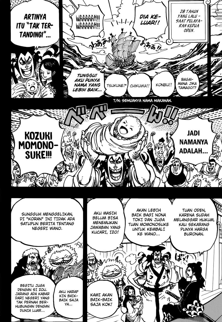 One Piece Chapter 965 Gambar 5