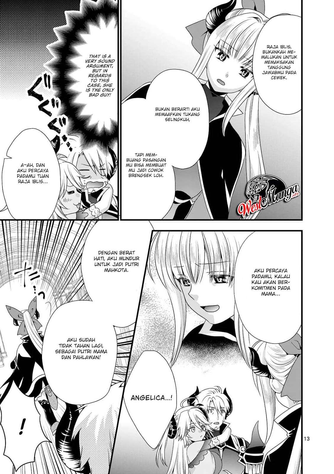 Maou desu Onna Yuusha no Hahaoya to Saikon Shita no de Onna Yuusha ga Giri no Musume ni Narimashita Chapter 17 Gambar 16