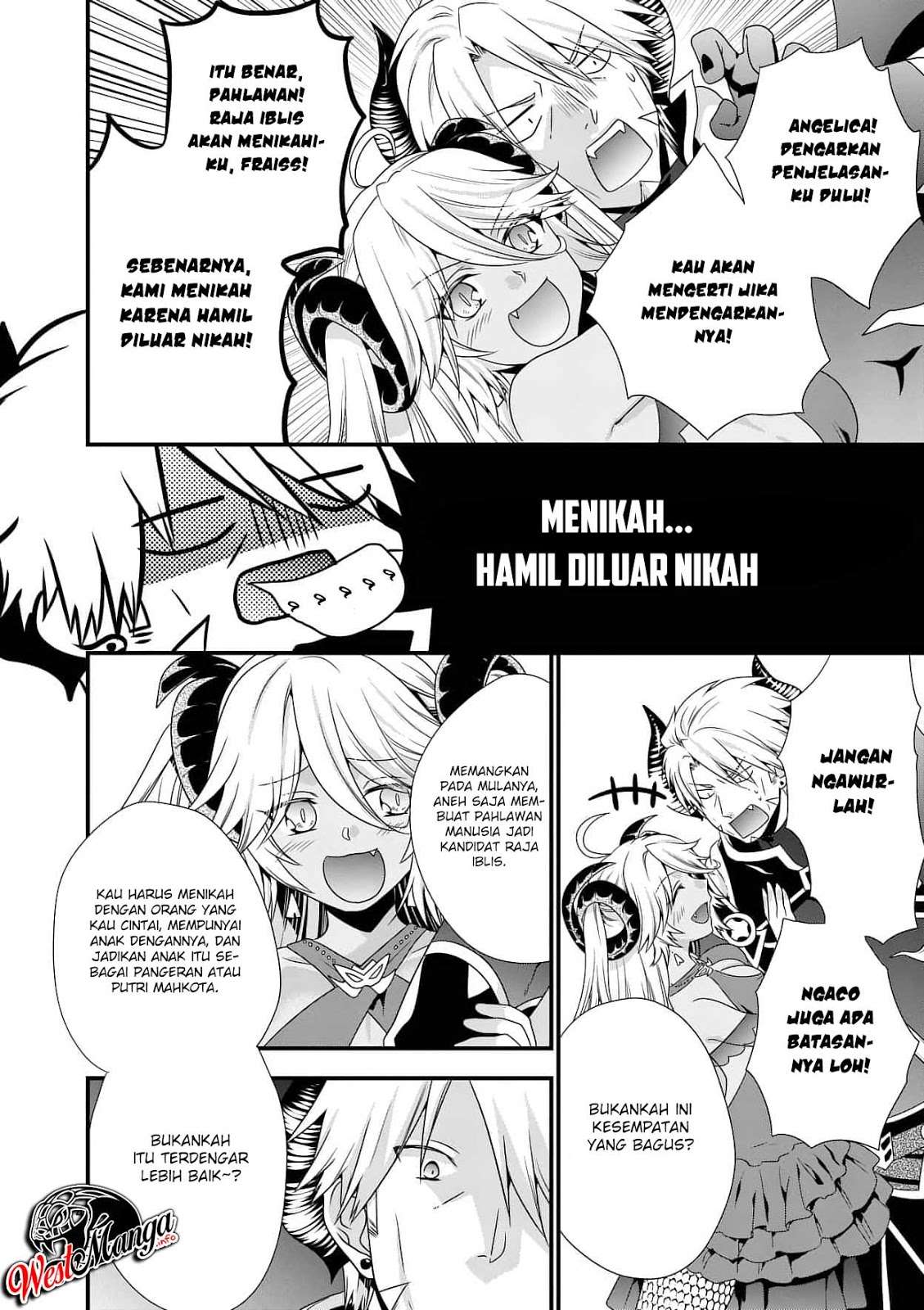 Maou desu Onna Yuusha no Hahaoya to Saikon Shita no de Onna Yuusha ga Giri no Musume ni Narimashita Chapter 17 Gambar 17