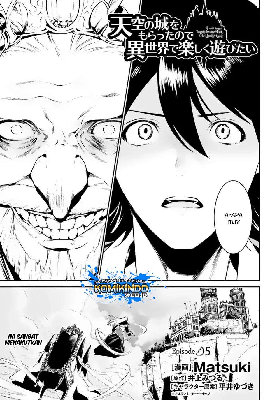 Baca Tenkuu no Shiro o Moratta no de Isekai de Tanoshiku Asobitai Chapter 05 Gambar 2