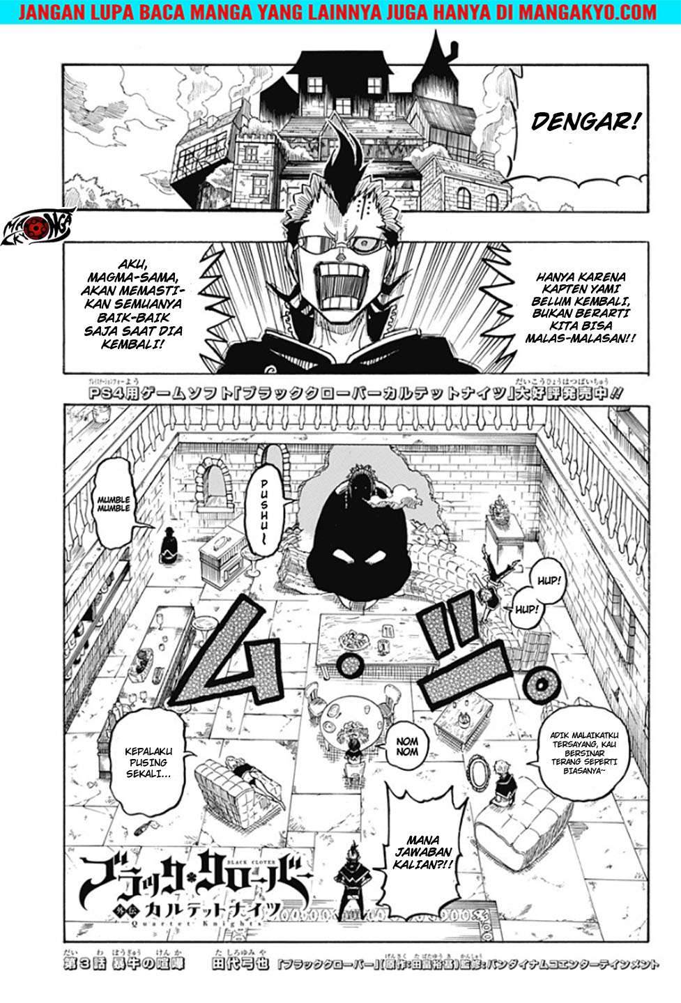 Baca Komik Black Clover Gaiden: Quartet Knights Chapter 03 Gambar 1