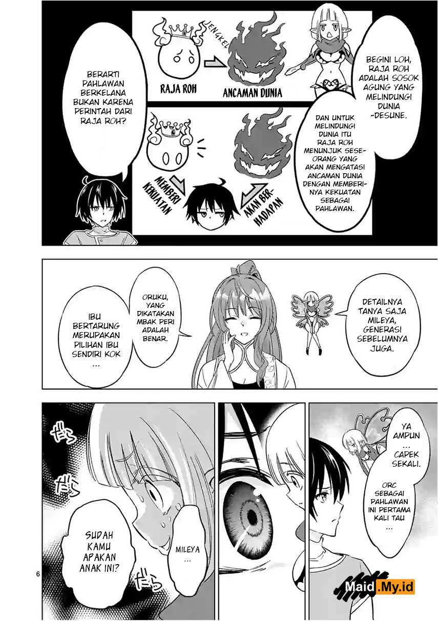 Shijou Saikyou Orc-san no Tanoshii Tanetsuke Harem Zukuri Chapter 07 Gambar 9