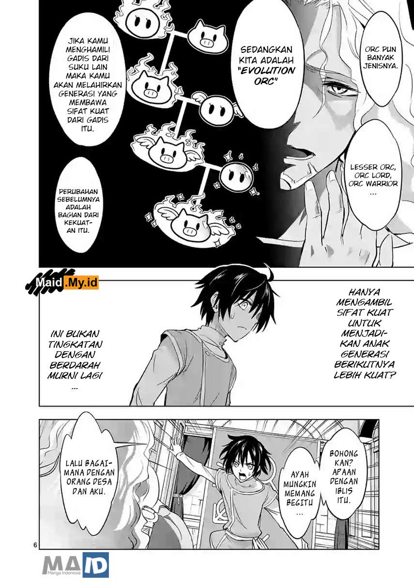 Shijou Saikyou Orc-san no Tanoshii Tanetsuke Harem Zukuri Chapter 06 Gambar 10
