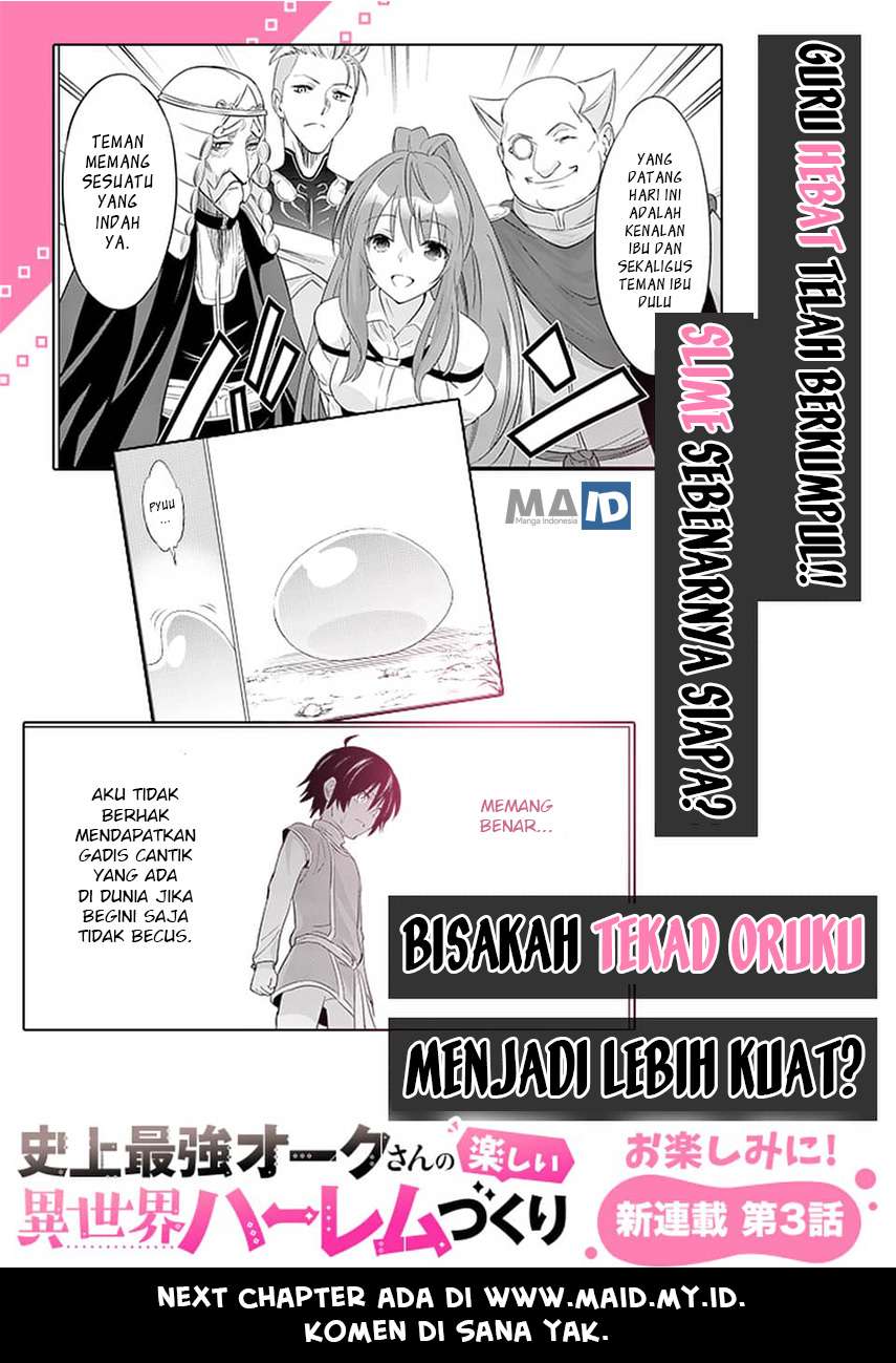 Shijou Saikyou Orc-san no Tanoshii Tanetsuke Harem Zukuri Chapter 02 Gambar 25