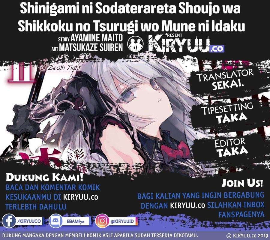 Baca  Shinigami ni Sodaterareta Shoujo wa Shikkoku no Tsurugi wo Mune ni Idaku Chapter 03 Gambar 2