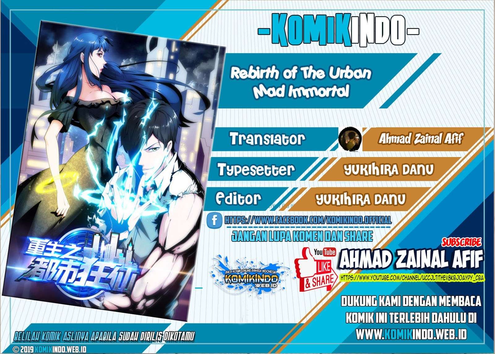 Baca Komik Rebirth Of The Urban Mad Immortal Chapter 50 Gambar 1
