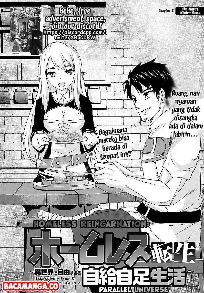 Baca Manga Homeless Tensei: Isekai De Jiyuu Sugiru Majutsu Jisoku Seikatsu Chapter 2.1 Gambar 2