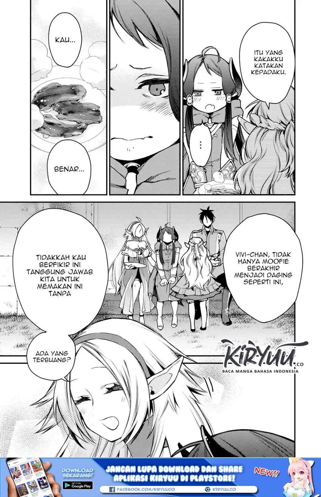 Saikyou no Madoshi. Hisa ni Ya wo Ukete Shimatta no de Inaka no Eihei ni Naru Chapter 7.2 Gambar 17