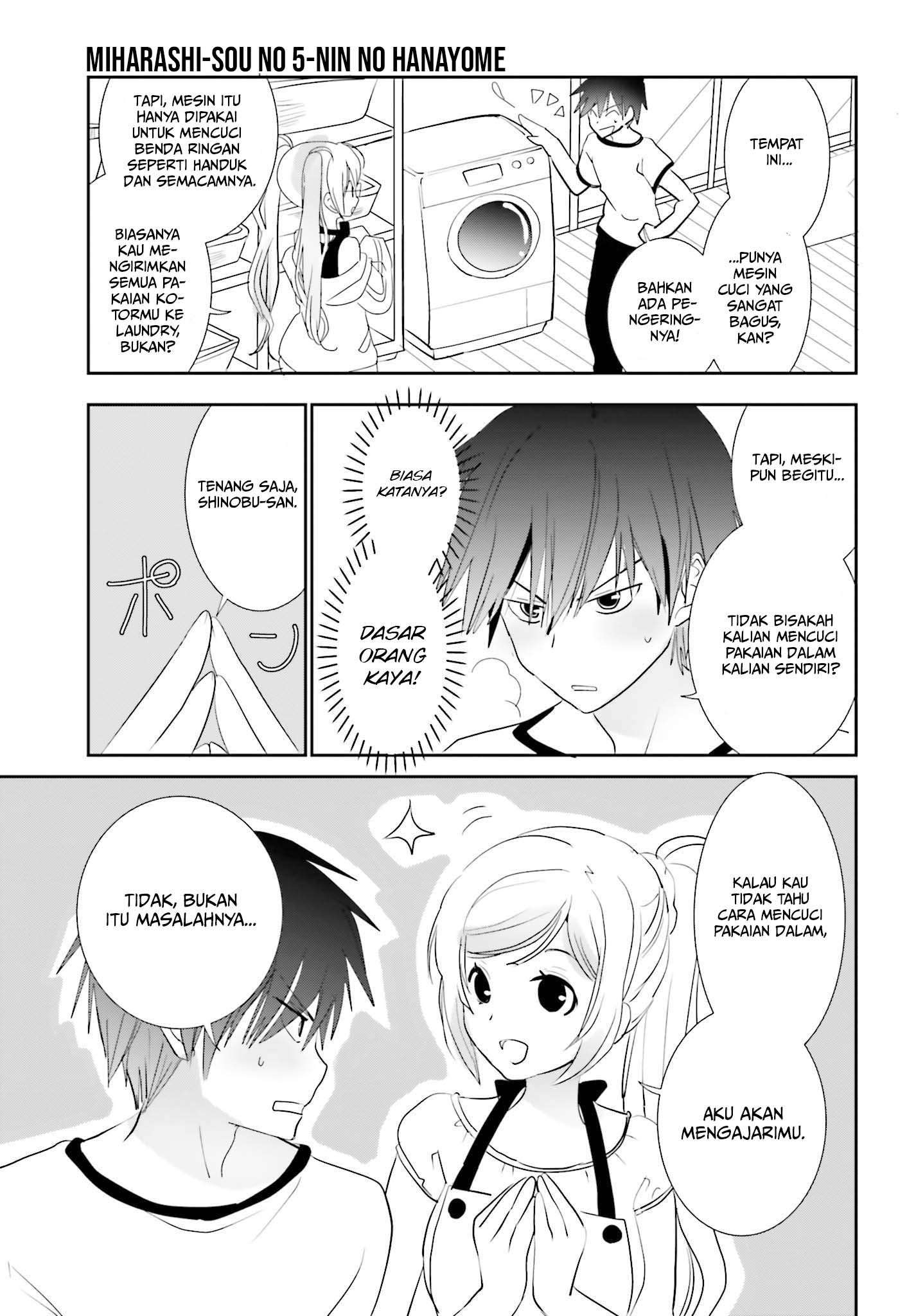 Miharashi-sou no 5-nin no Hanayome Chapter 02.2 Gambar 7