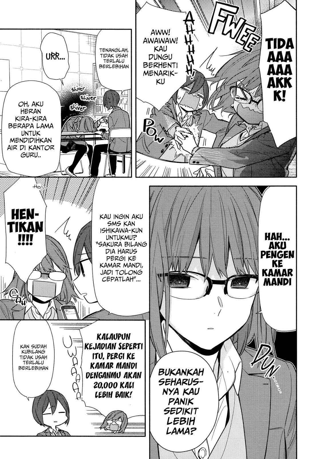 Horimiya Chapter 106 Gambar 9