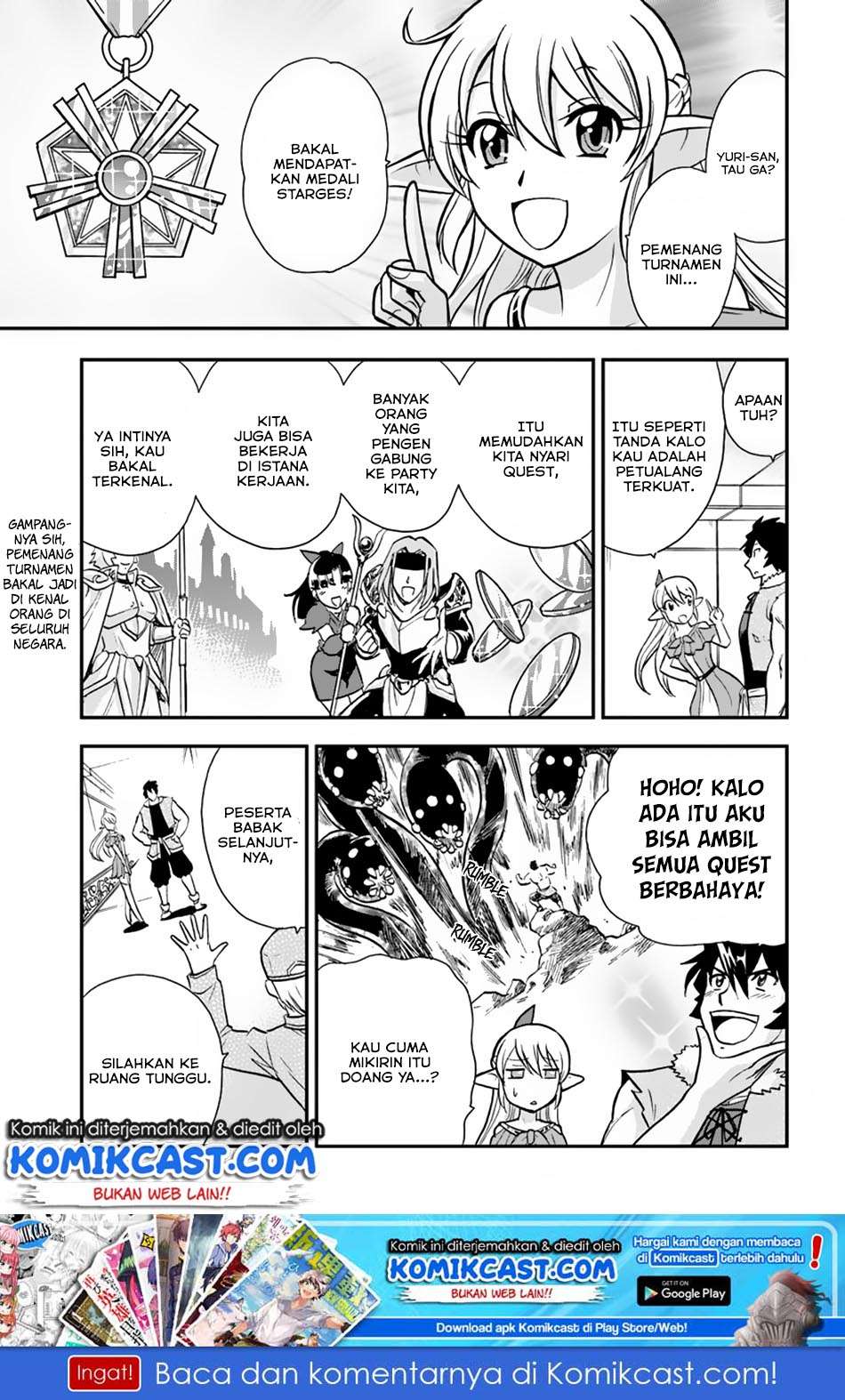 Mahou? Sonna Koto yori Kinniku da! Chapter 12 Gambar 3
