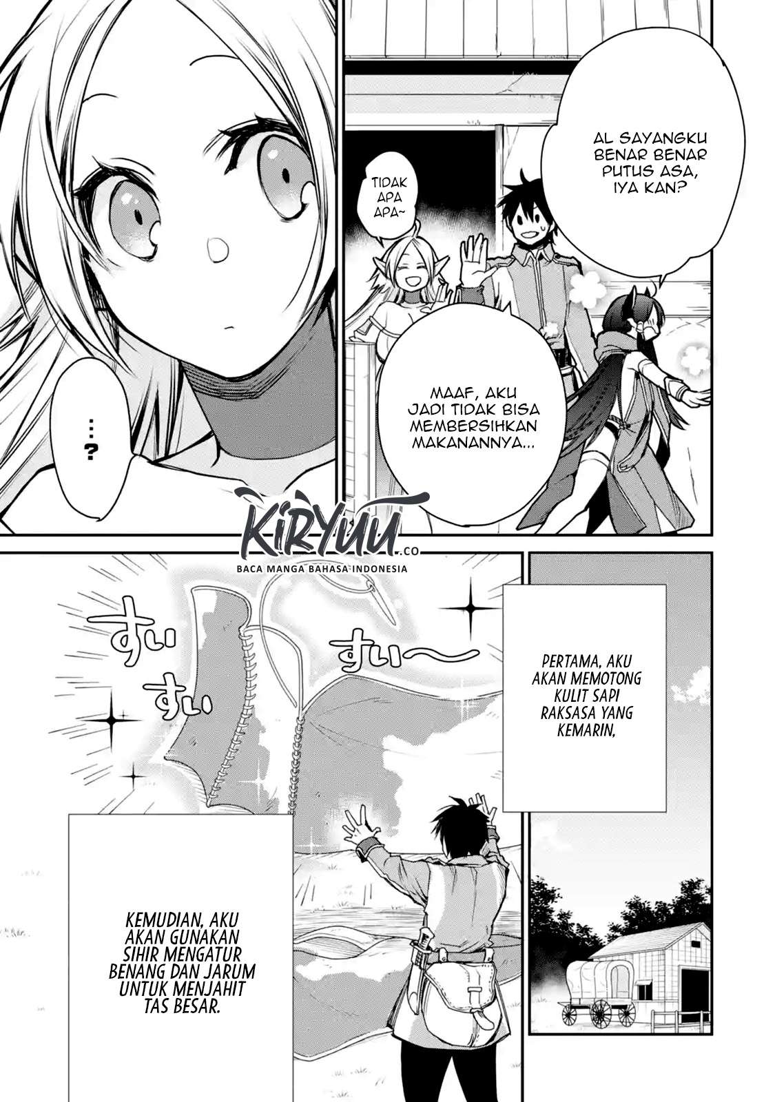 Saikyou no Madoshi. Hisa ni Ya wo Ukete Shimatta no de Inaka no Eihei ni Naru Chapter 07.3 Gambar 11