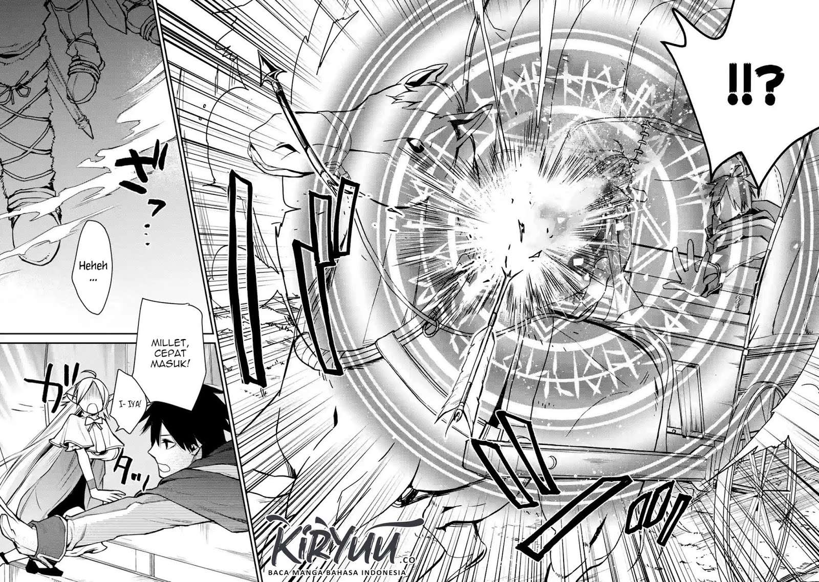 Saikyou no Madoshi. Hisa ni Ya wo Ukete Shimatta no de Inaka no Eihei ni Naru Chapter 8.1 Gambar 10