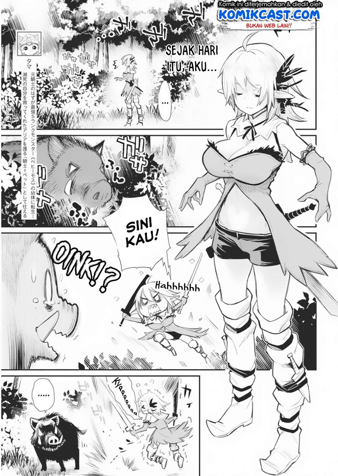 S-Rank Monster no Behemoth Dakedo, Neko to Machigawarete Erufu Musume no Kishi (Pet) Toshite Kurashitemasu Chapter 17 Gambar 5