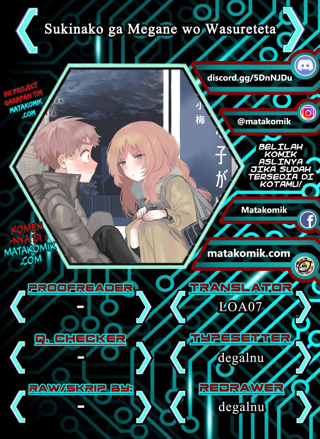 Baca Komik Sukinako ga Megane wo Wasureta Chapter 8 Gambar 1