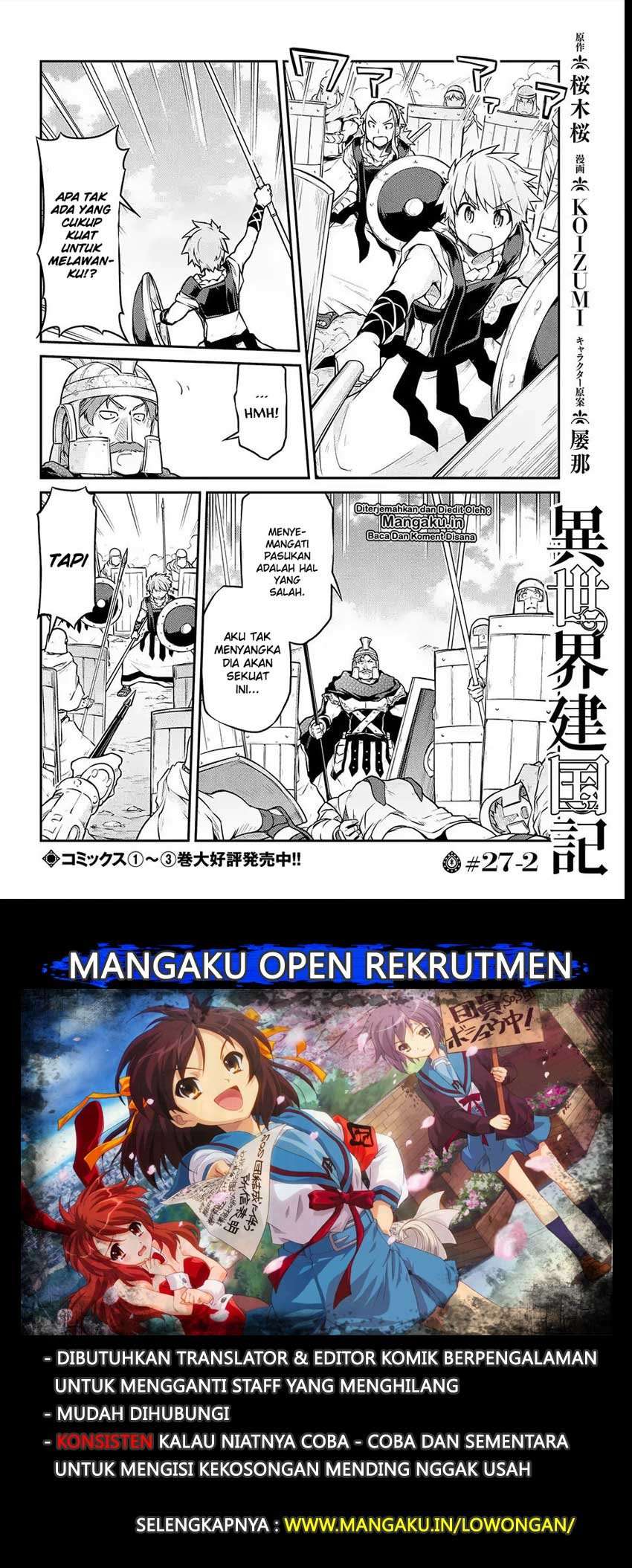 Baca  Isekai Kenkokuki Chapter 27.2 Gambar 2