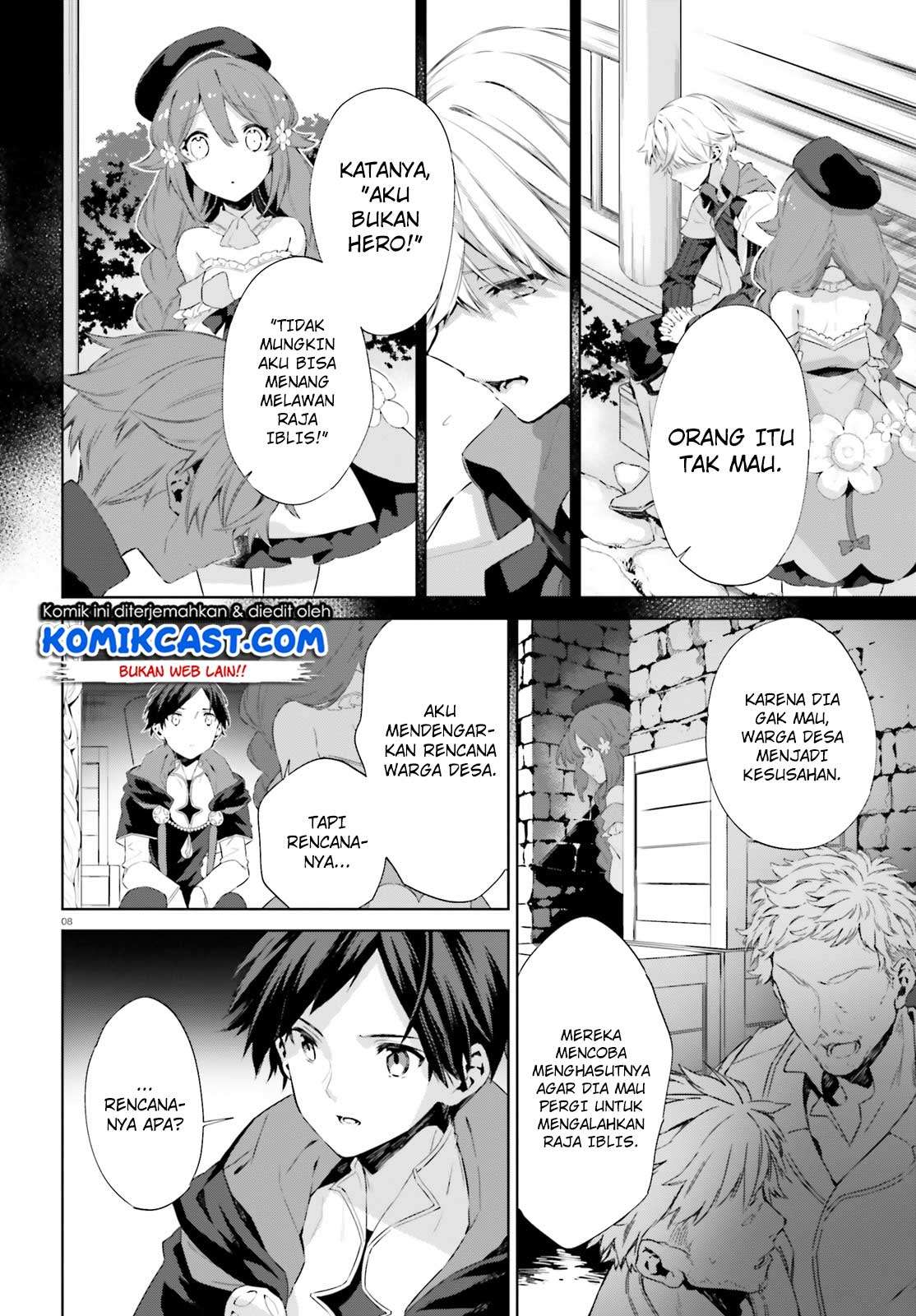 Kagami no Mukou no Saihate Toshokan: Kou no Yuusha to Itsuwari no Maou Chapter 03 Gambar 9