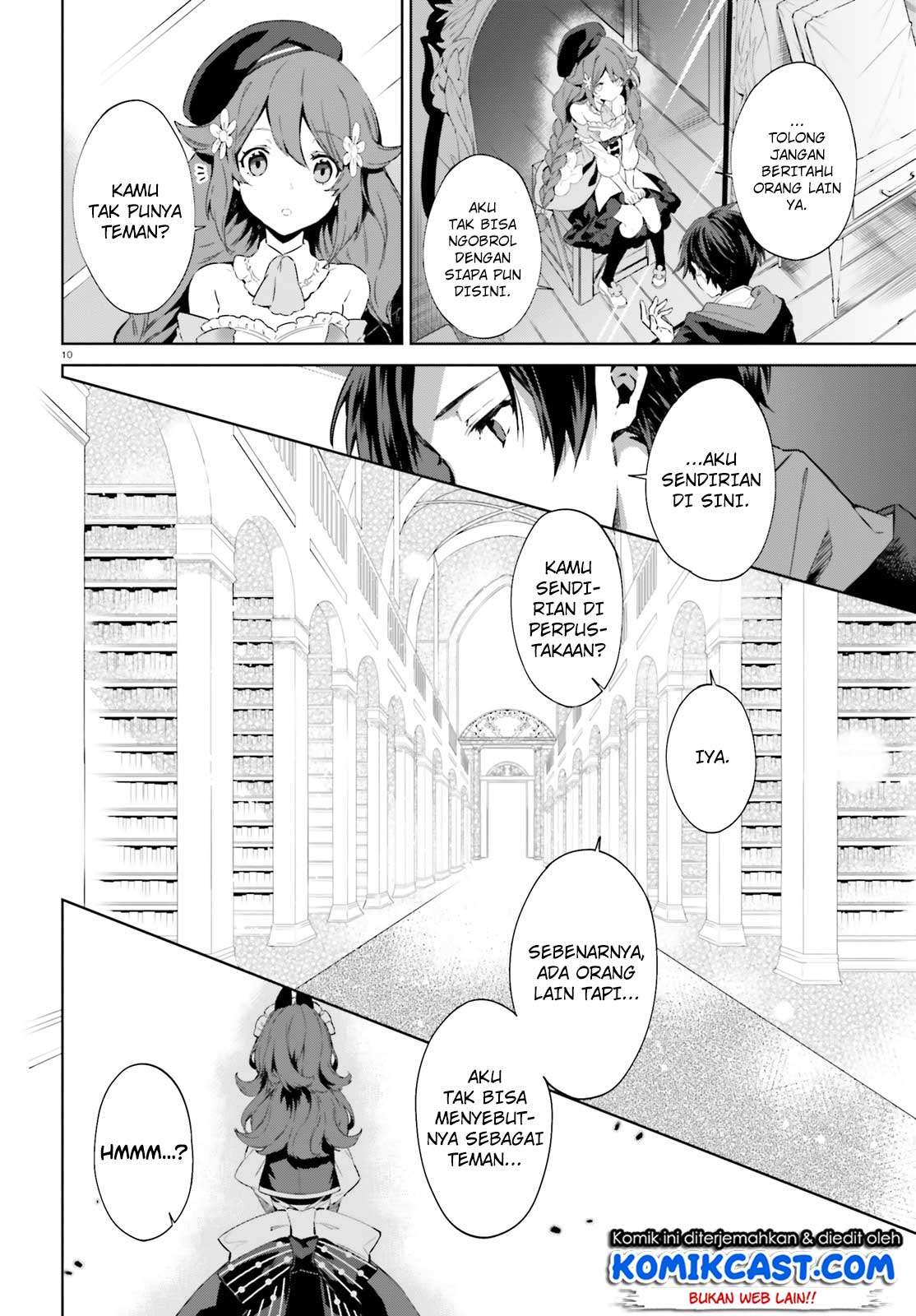 Kagami no Mukou no Saihate Toshokan: Kou no Yuusha to Itsuwari no Maou Chapter 02 Gambar 11