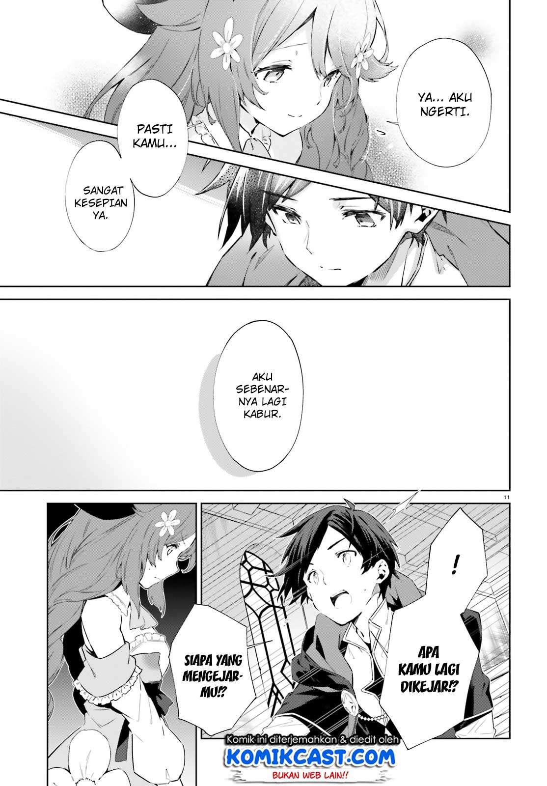 Kagami no Mukou no Saihate Toshokan: Kou no Yuusha to Itsuwari no Maou Chapter 02 Gambar 12