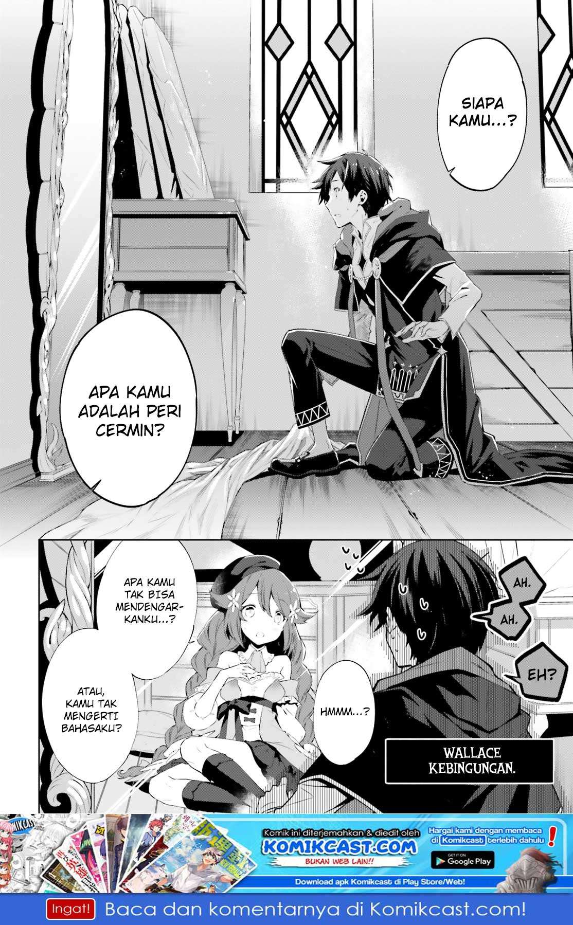 Kagami no Mukou no Saihate Toshokan: Kou no Yuusha to Itsuwari no Maou Chapter 02 Gambar 3