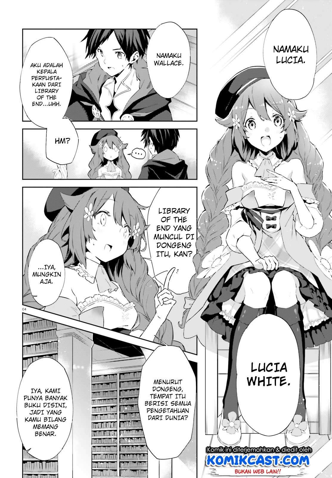 Kagami no Mukou no Saihate Toshokan: Kou no Yuusha to Itsuwari no Maou Chapter 02 Gambar 5