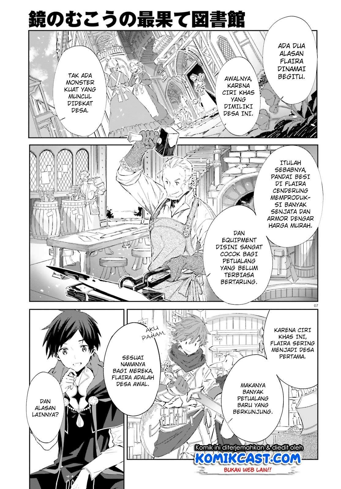 Kagami no Mukou no Saihate Toshokan: Kou no Yuusha to Itsuwari no Maou Chapter 02 Gambar 8