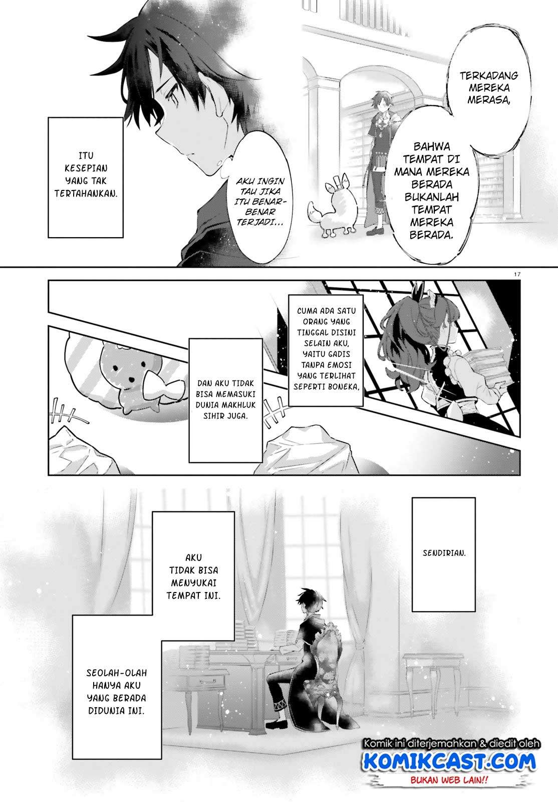 Kagami no Mukou no Saihate Toshokan: Kou no Yuusha to Itsuwari no Maou Chapter 01 Gambar 17