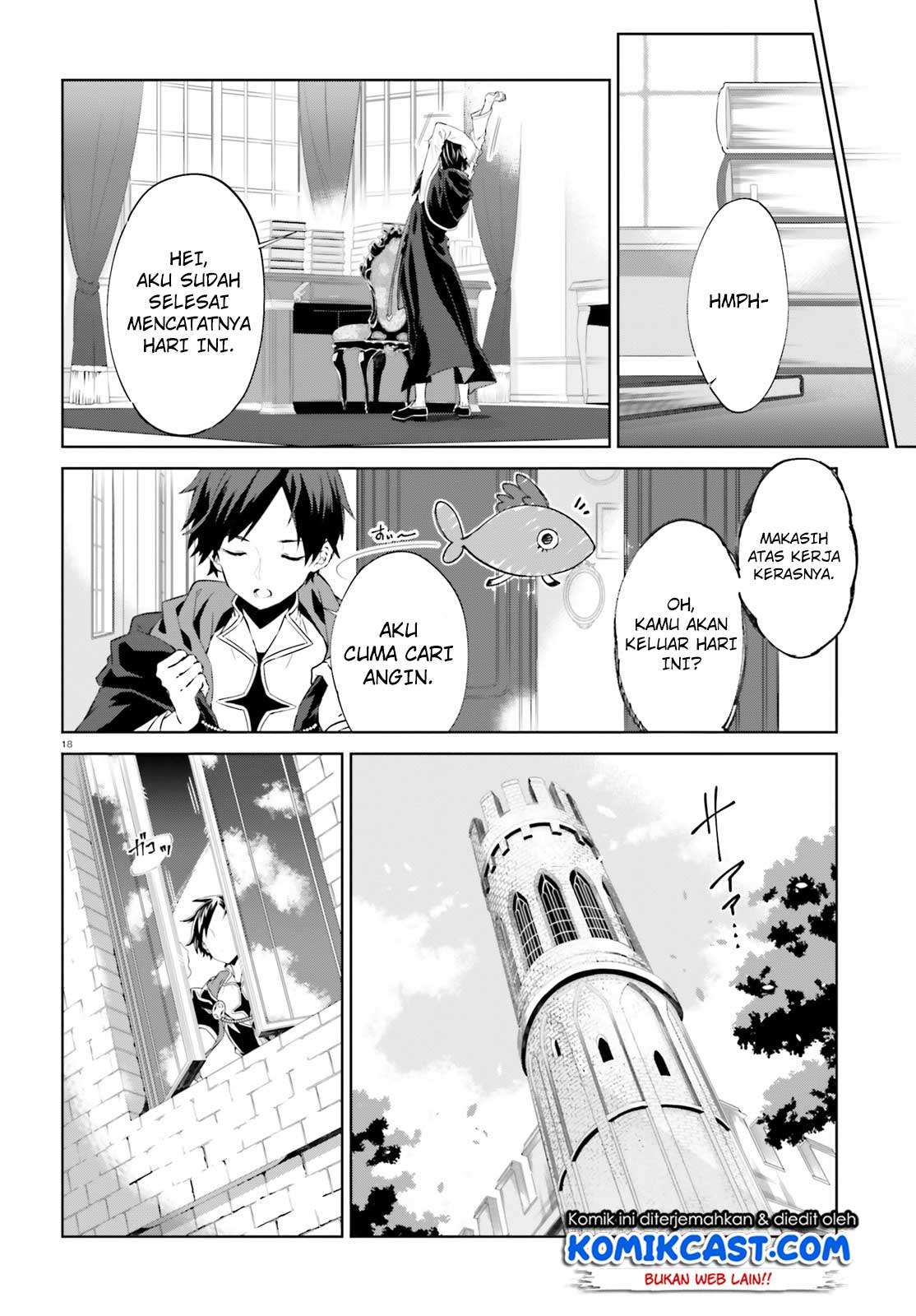 Kagami no Mukou no Saihate Toshokan: Kou no Yuusha to Itsuwari no Maou Chapter 01 Gambar 18