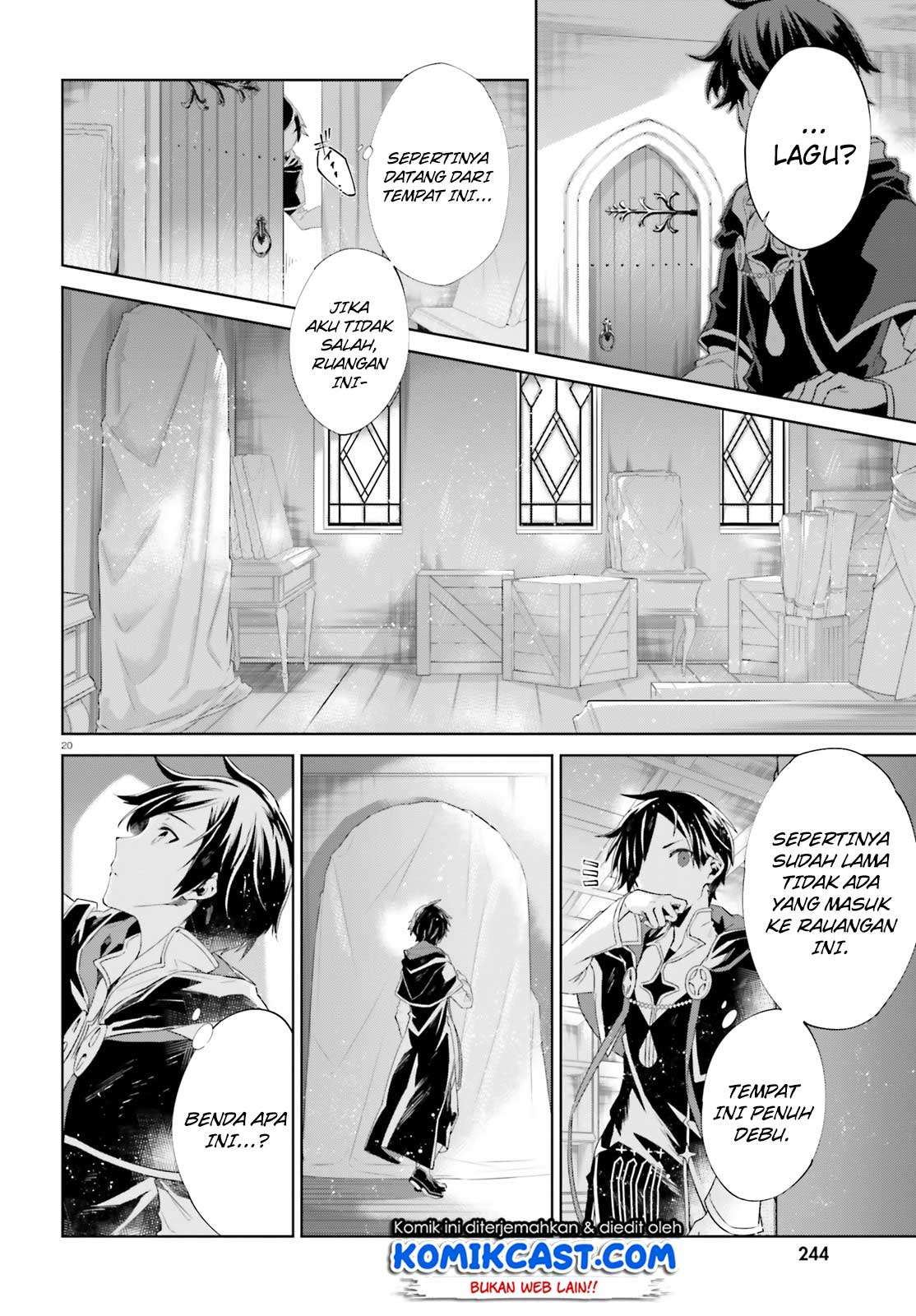 Kagami no Mukou no Saihate Toshokan: Kou no Yuusha to Itsuwari no Maou Chapter 01 Gambar 20