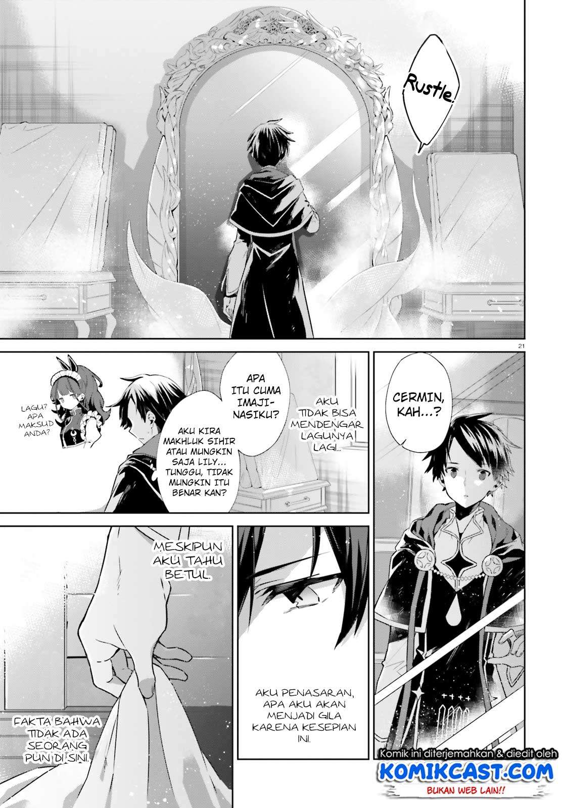 Kagami no Mukou no Saihate Toshokan: Kou no Yuusha to Itsuwari no Maou Chapter 01 Gambar 21