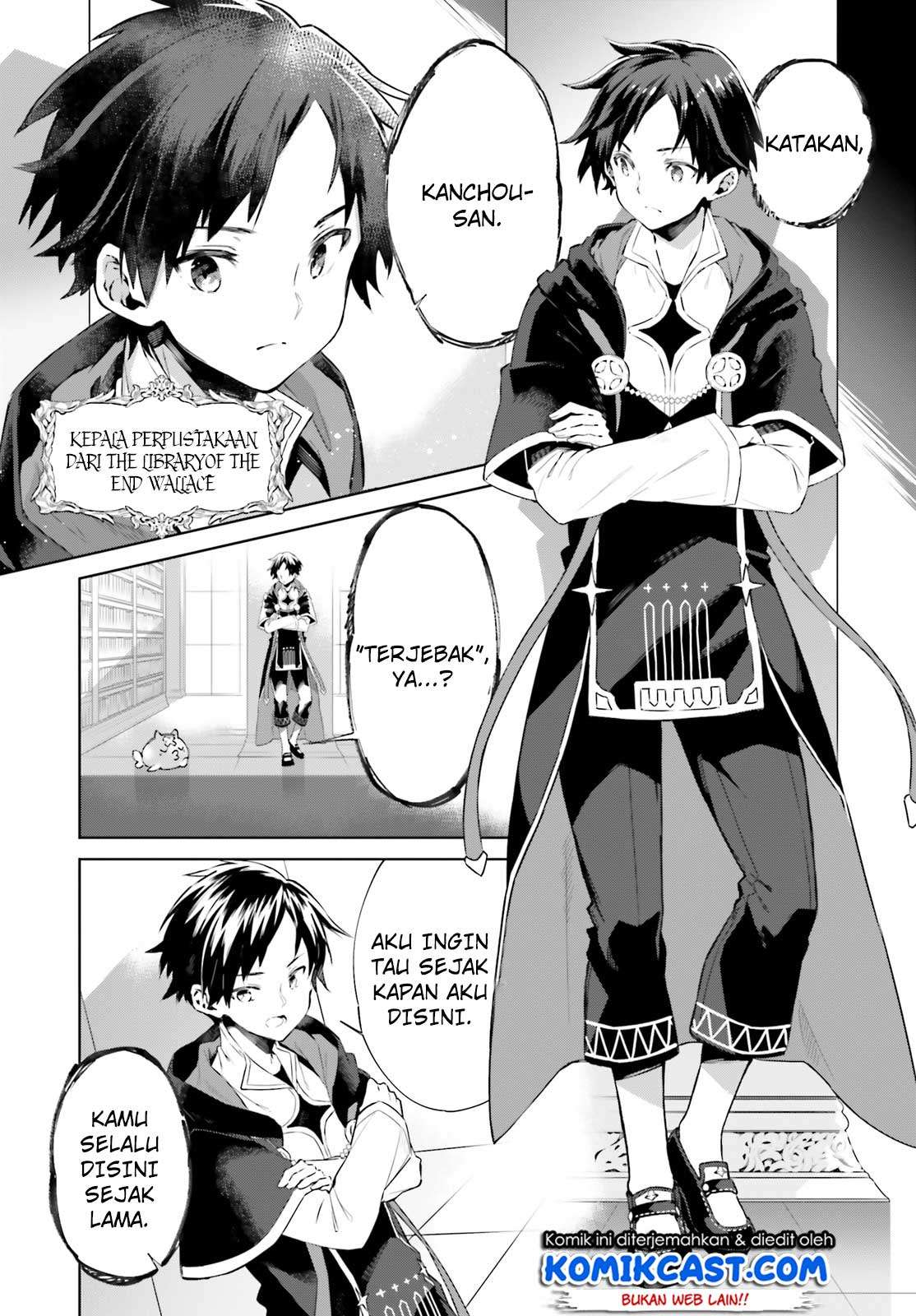 Kagami no Mukou no Saihate Toshokan: Kou no Yuusha to Itsuwari no Maou Chapter 01 Gambar 5