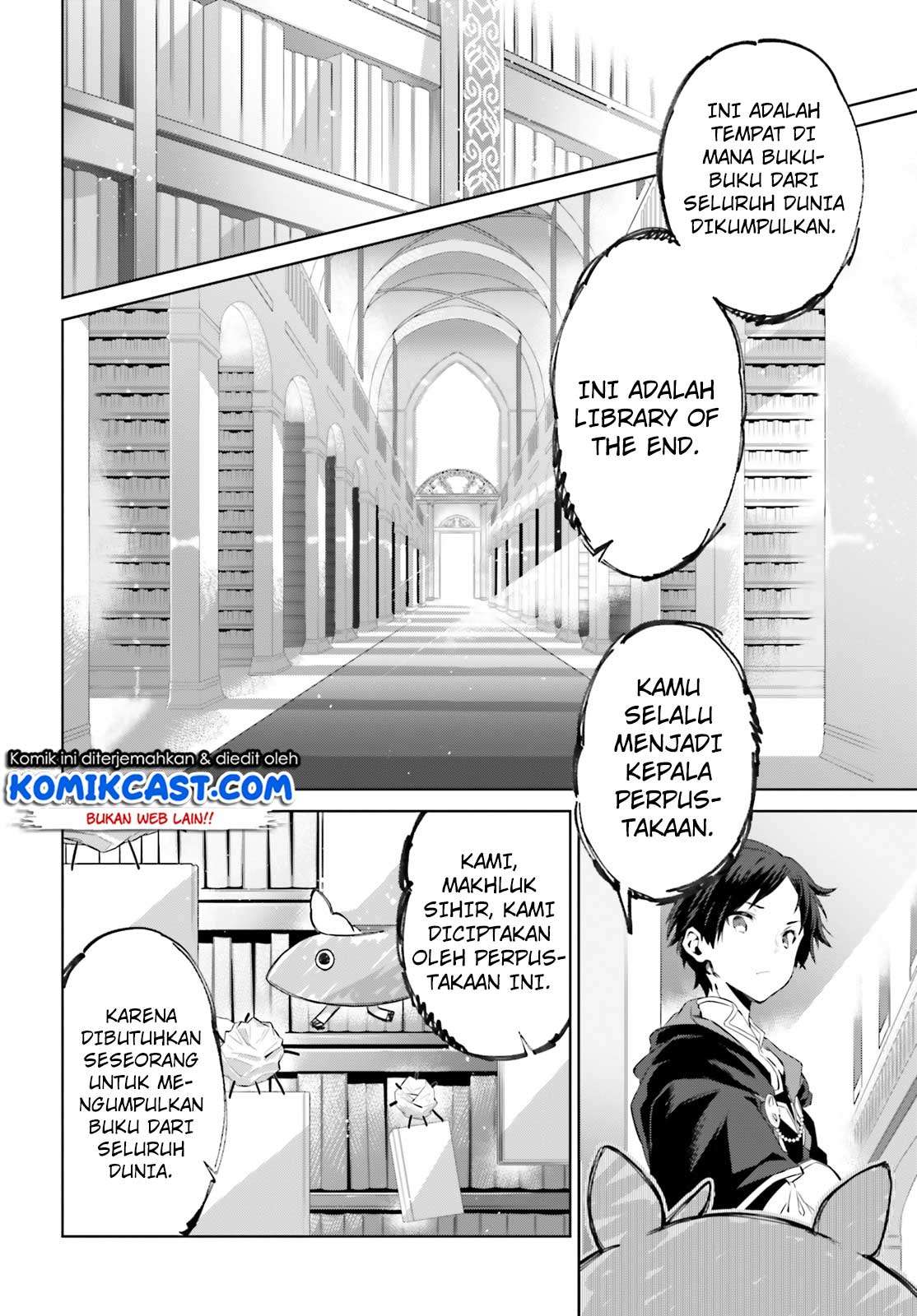 Kagami no Mukou no Saihate Toshokan: Kou no Yuusha to Itsuwari no Maou Chapter 01 Gambar 6