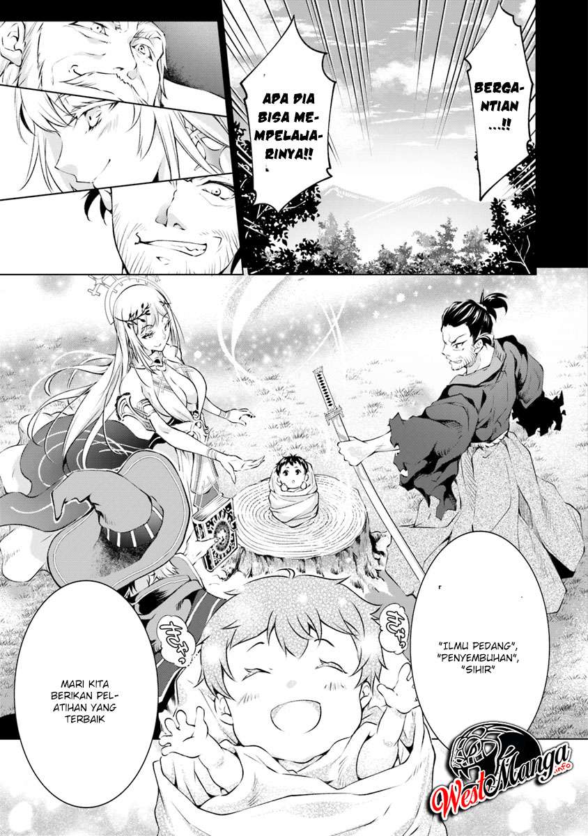 Kamigami ni Sodaterare Shimo no, Saikyou to Naru Chapter 01.2 Gambar 17