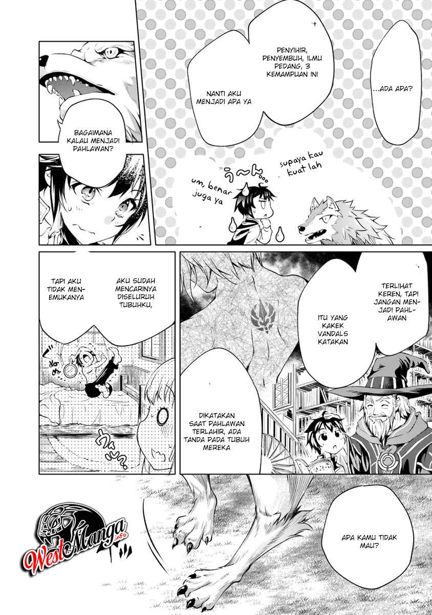 Kamigami ni Sodaterare Shimo no, Saikyou to Naru Chapter 01.2 Gambar 23