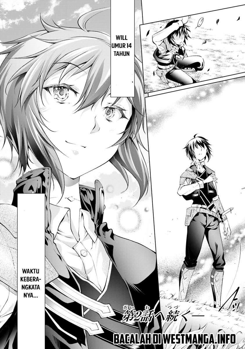 Kamigami ni Sodaterare Shimo no, Saikyou to Naru Chapter 01.2 Gambar 29
