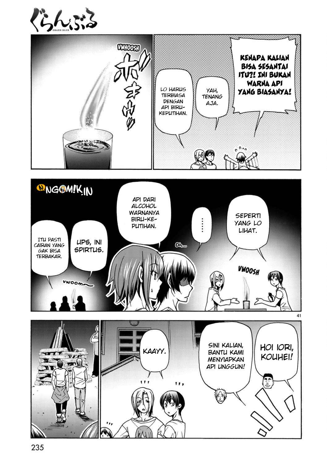 Grand Blue Chapter 33 Gambar 44