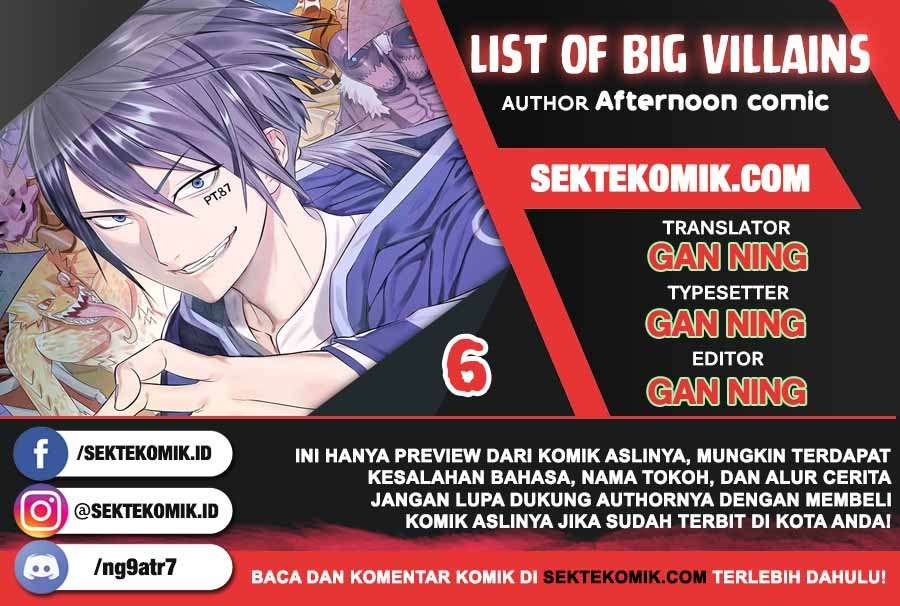 Baca Komik List of Big Villians Chapter 06 Gambar 1