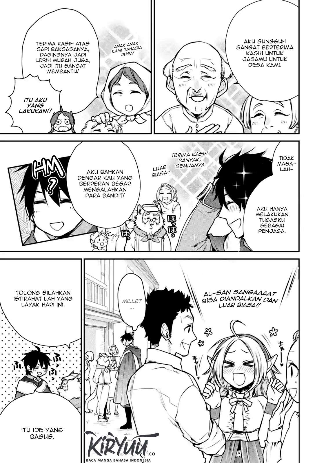 Saikyou no Madoshi. Hisa ni Ya wo Ukete Shimatta no de Inaka no Eihei ni Naru Chapter 09.3 Gambar 9