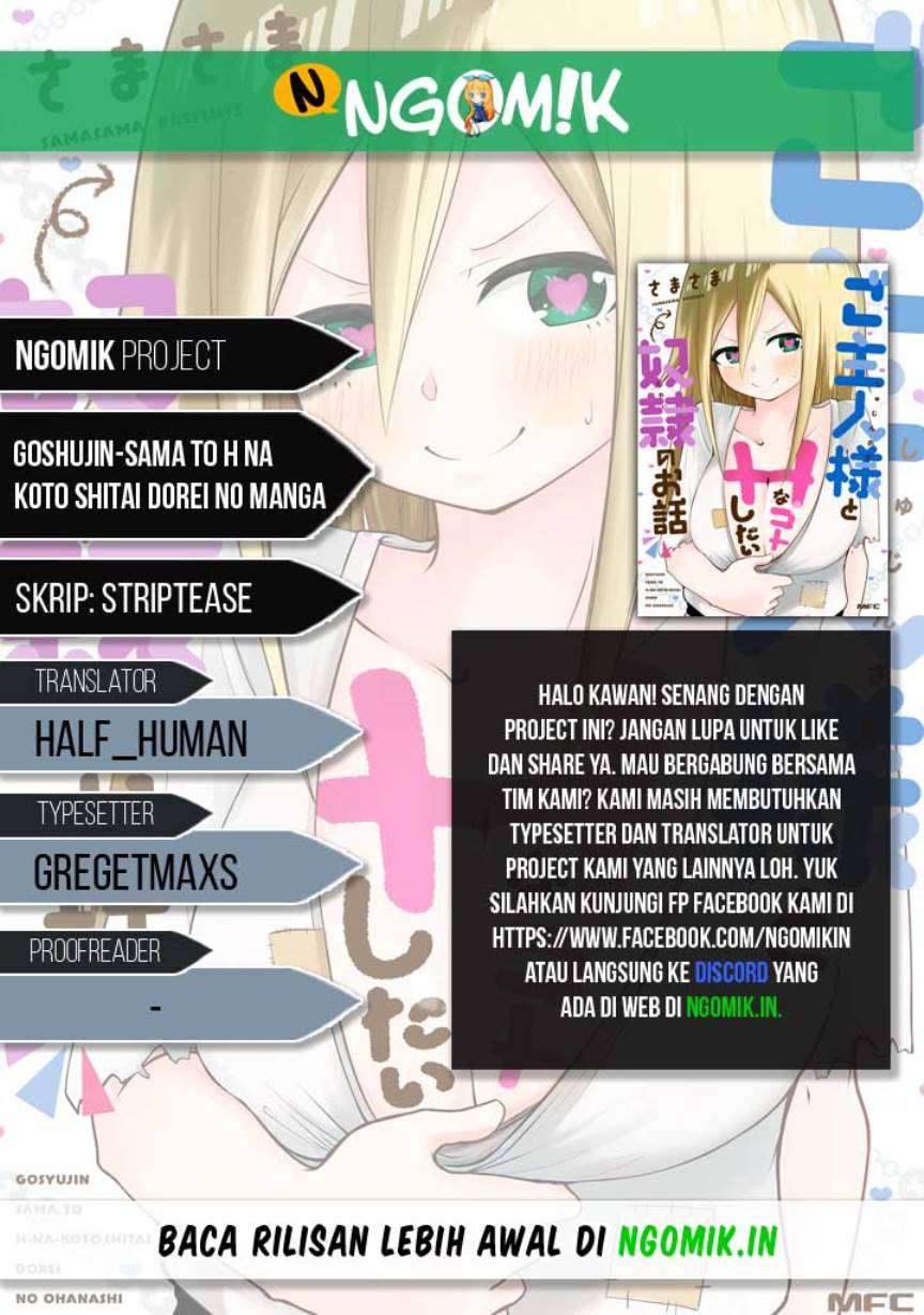 Baca Komik Goshujin-sama to H na Koto shitai Dorei no Ohanashi Chapter 5 Gambar 1