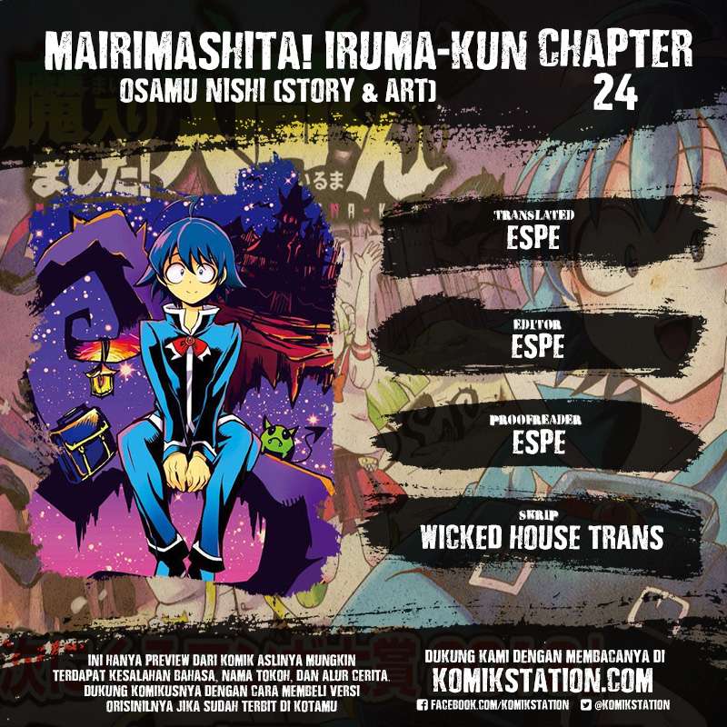 Baca Komik Mairimashita! Iruma-kun Chapter 24 Gambar 1