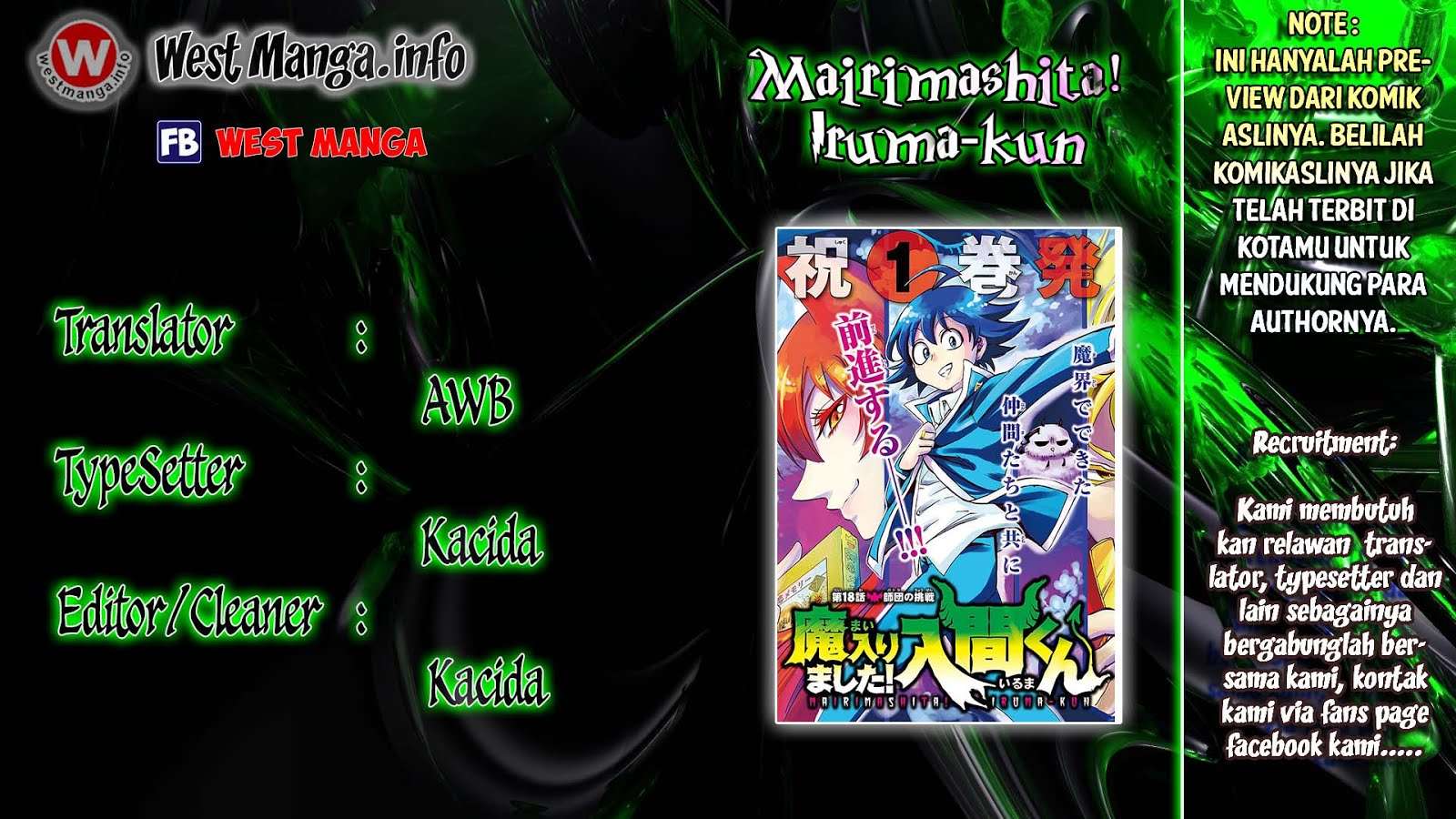 Baca Komik Mairimashita! Iruma-kun Chapter 20 Gambar 1