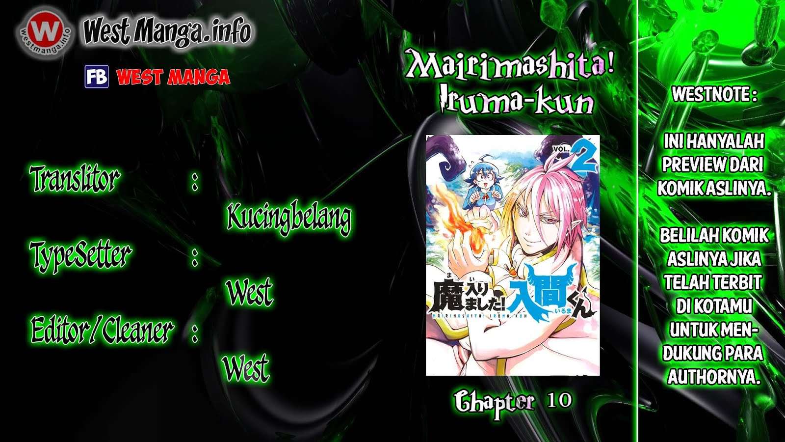 Baca Komik Mairimashita! Iruma-kun Chapter 10 Gambar 1